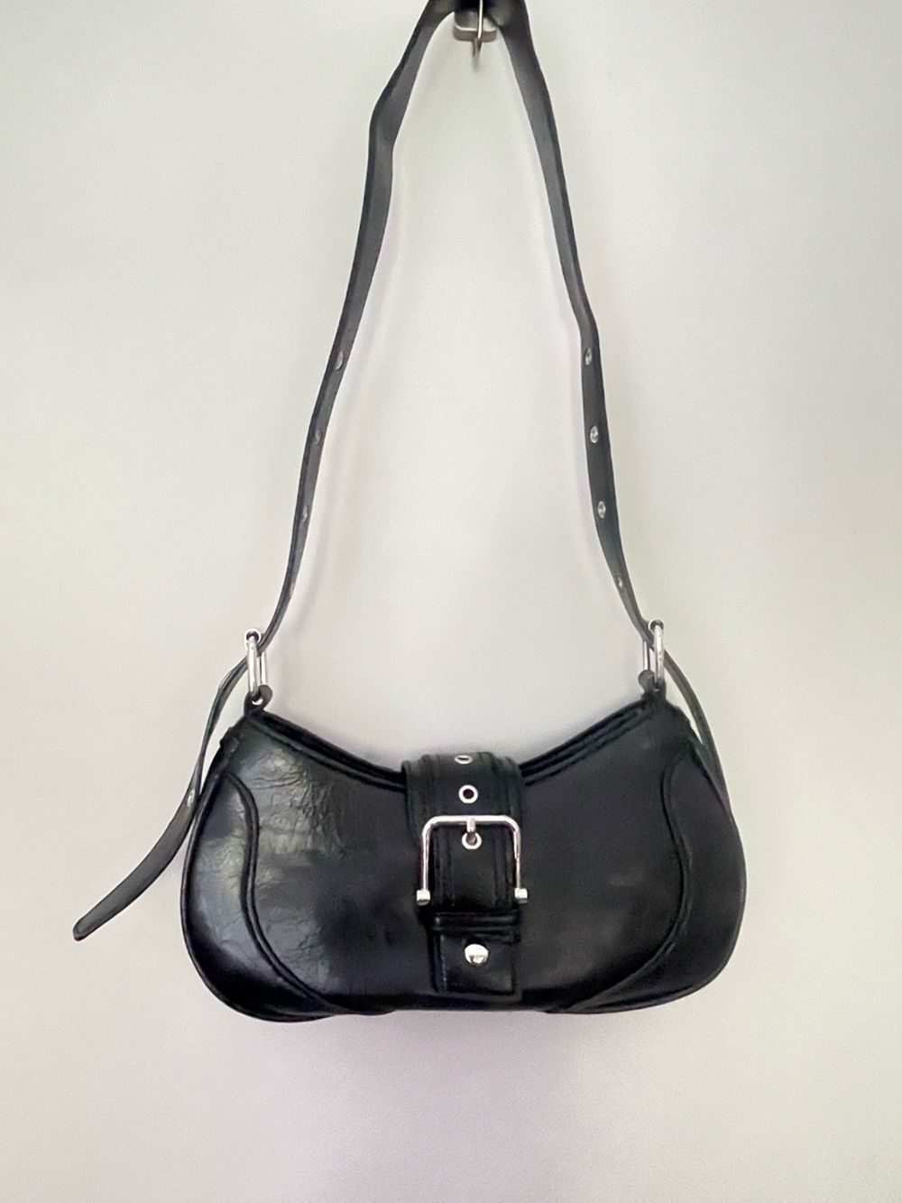 8 Other Reasons black faux leather shoulder bag New - Picture 2 of 9